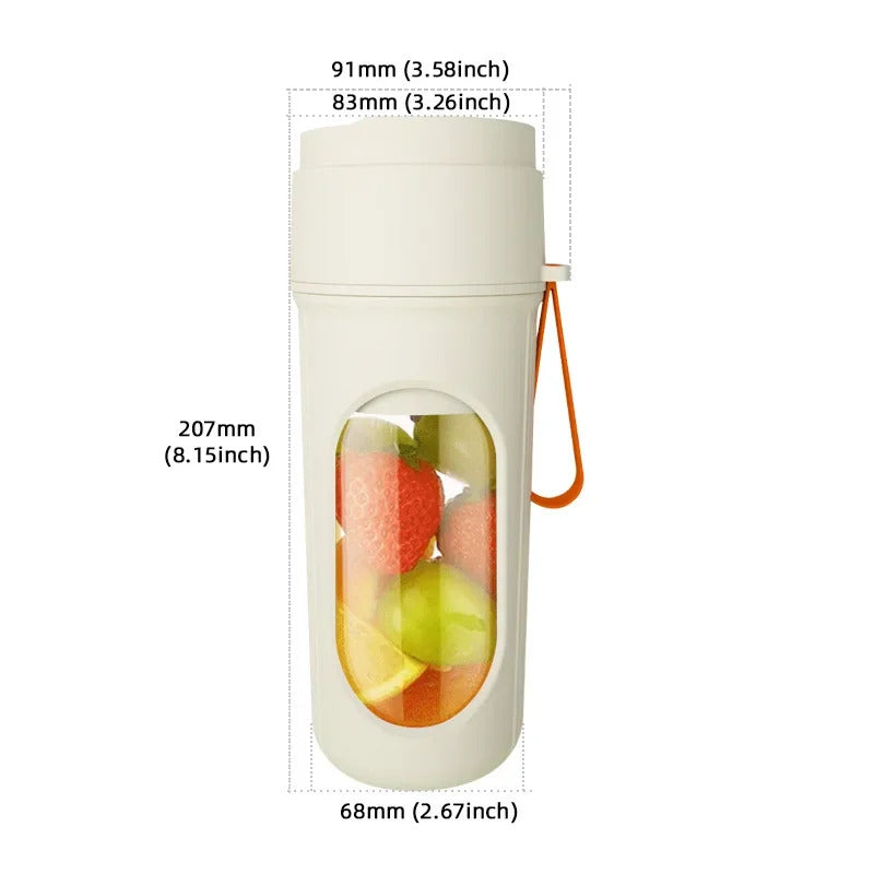 Multifunctional Portable Juicer Cup 2 in 1 Sports High Capacity Fruit and Vegetable Cup Outdoor Juicer Juicer CupFruit Vegetable
