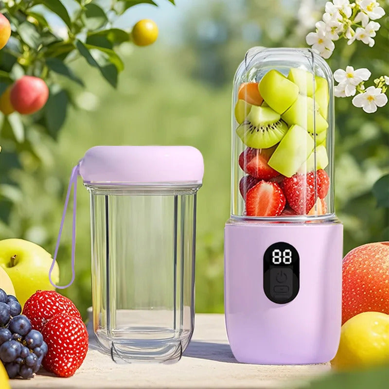 USB Rechargeable Portable Blender Cordless Mini Juicer Mixer for Smoothies Protein Shakes Travel Sports Bottle Juicer Cup