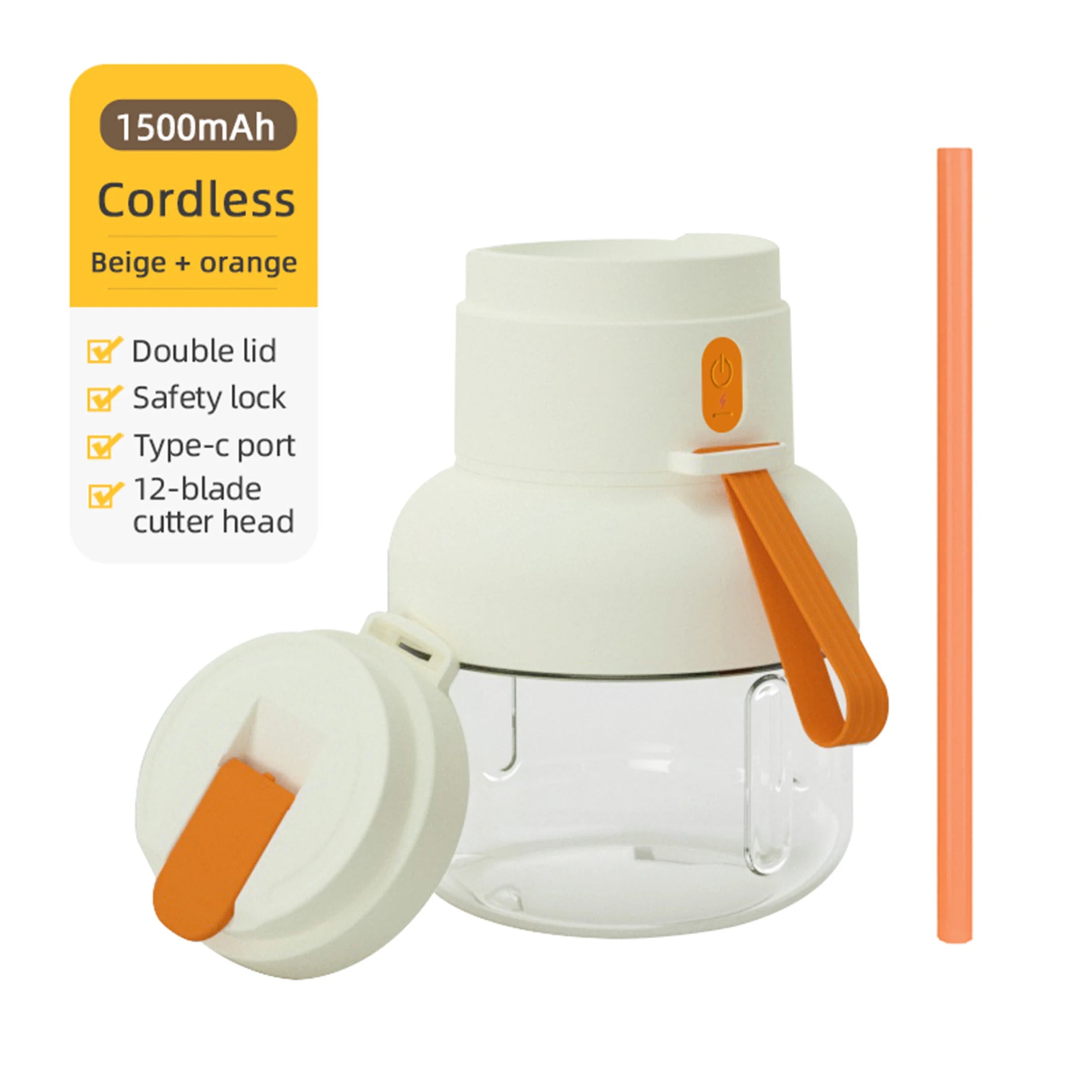 1pc  Durable ABS material, easy-to-use children juicer, suitable for making fresh juice at home.