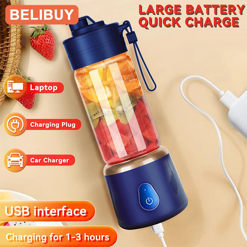 Portable Electric Juicer USB Charging Orange Lemon Fruit Blender Mini Household Juice Squeezer Mixer Citrus Juicer for Travel
