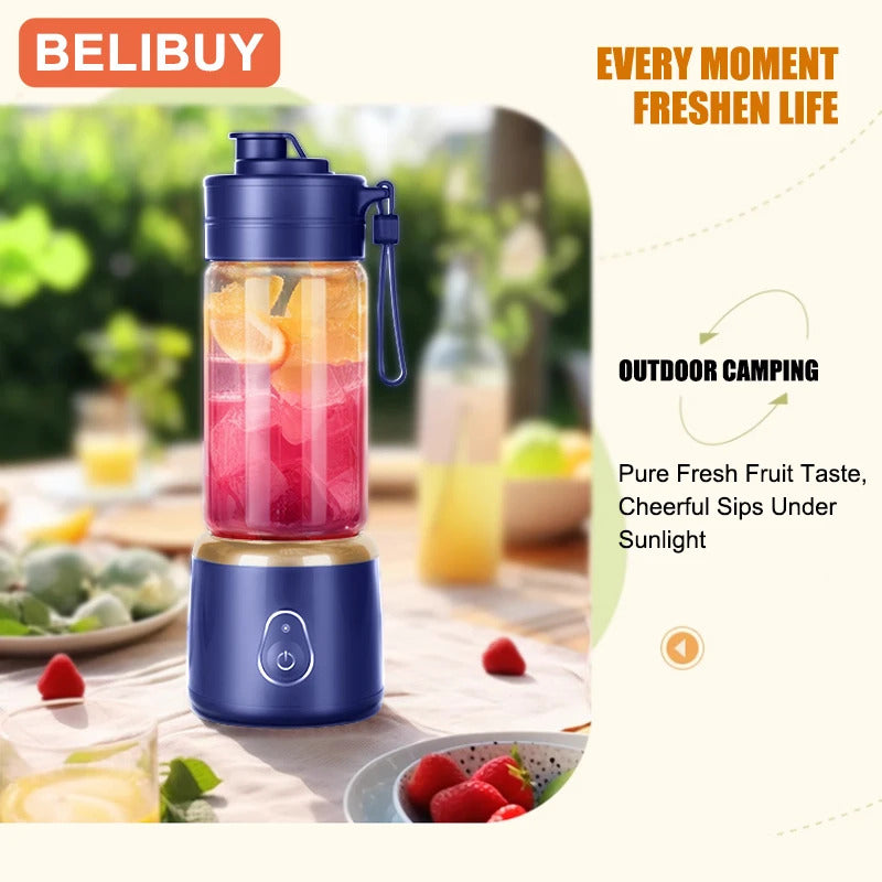 Portable Electric Juicer USB Charging Orange Lemon Fruit Blender Mini Household Juice Squeezer Mixer Citrus Juicer for Travel
