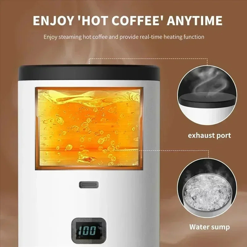 Wireless Electric Portable Espresso Coffee Machine for Car and Family Camping Coffee Machine Capsule Powder Travel