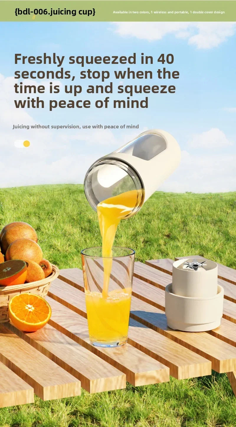Multifunctional Portable Juicer Cup 2 in 1 Sports High Capacity Fruit and Vegetable Cup Outdoor Juicer Juicer CupFruit Vegetable
