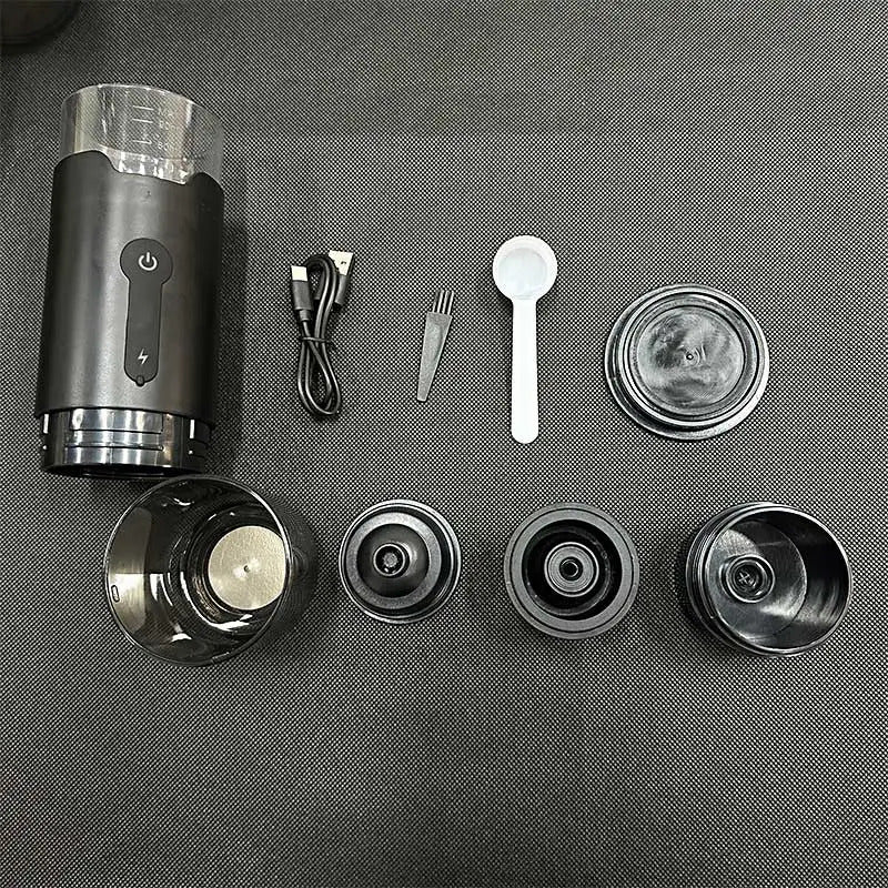Portable Coffee Maker Suitable for Ground Coffee and Coffee Capsules Rechargeable Handheld for Travel