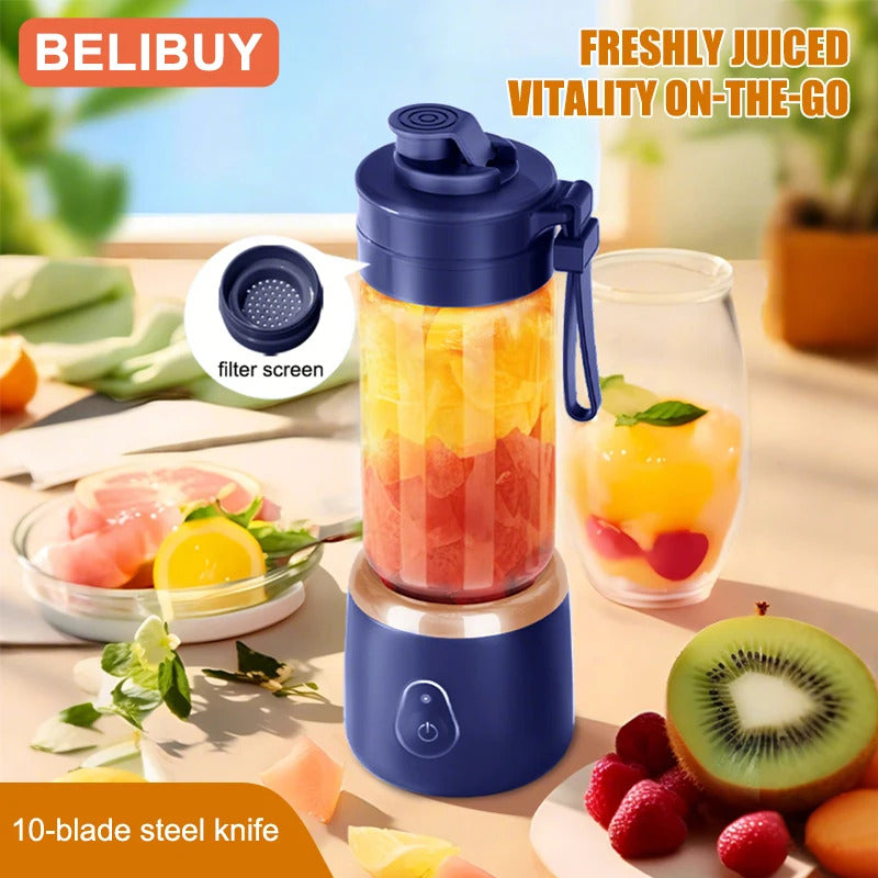 Portable Electric Juicer USB Charging Orange Lemon Fruit Blender Mini Household Juice Squeezer Mixer Citrus Juicer for Travel
