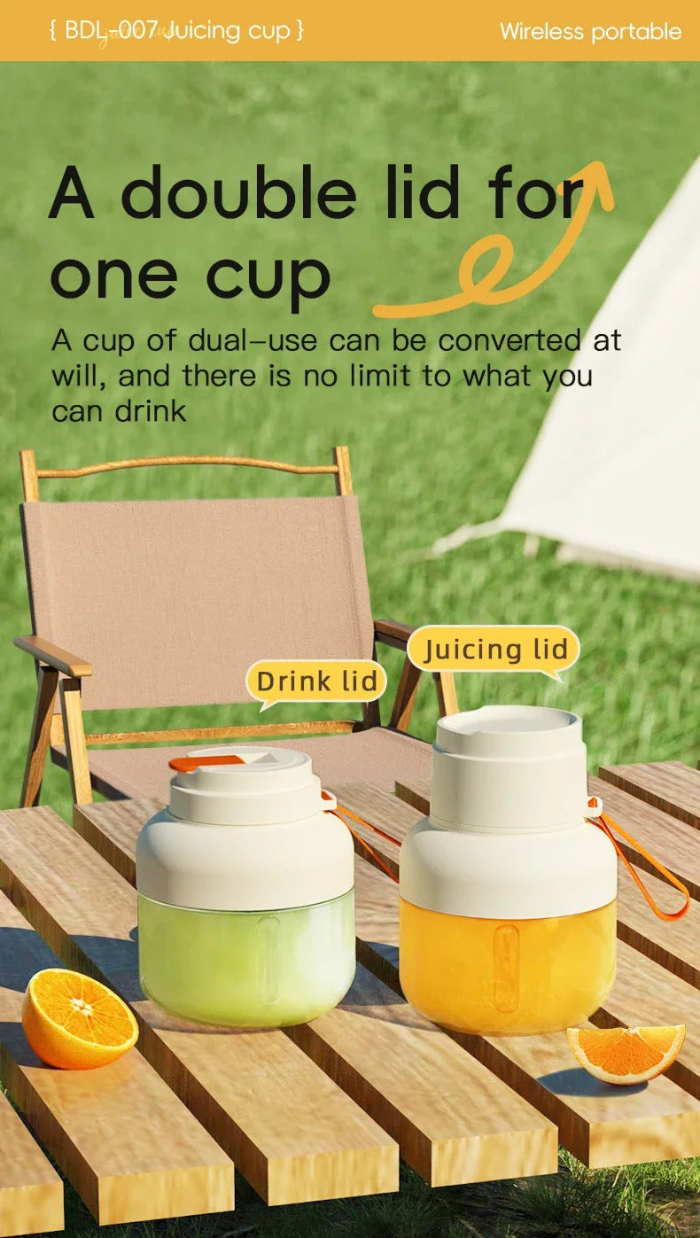 1pc  Durable ABS material, easy-to-use children juicer, suitable for making fresh juice at home.