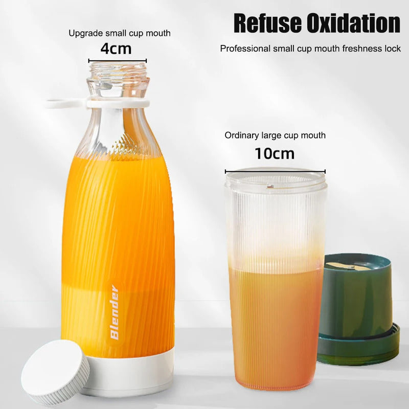 500ml Portable Wireless Blender Rechargeable Electric Fruit Juicer Machine Personal Blender for Juices Shakes Smoothies