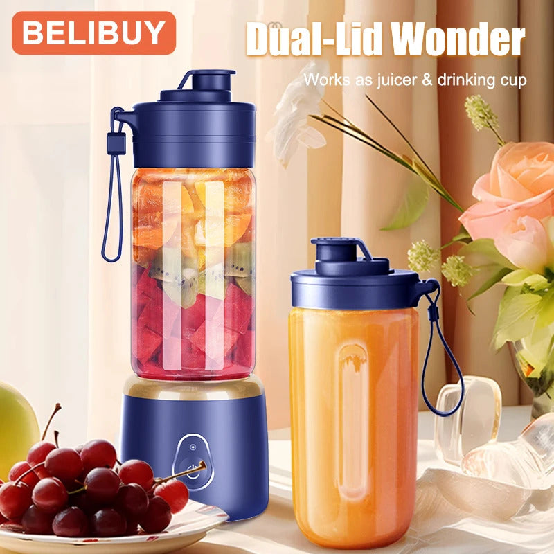 Portable Electric Juicer USB Charging Orange Lemon Fruit Blender Mini Household Juice Squeezer Mixer Citrus Juicer for Travel