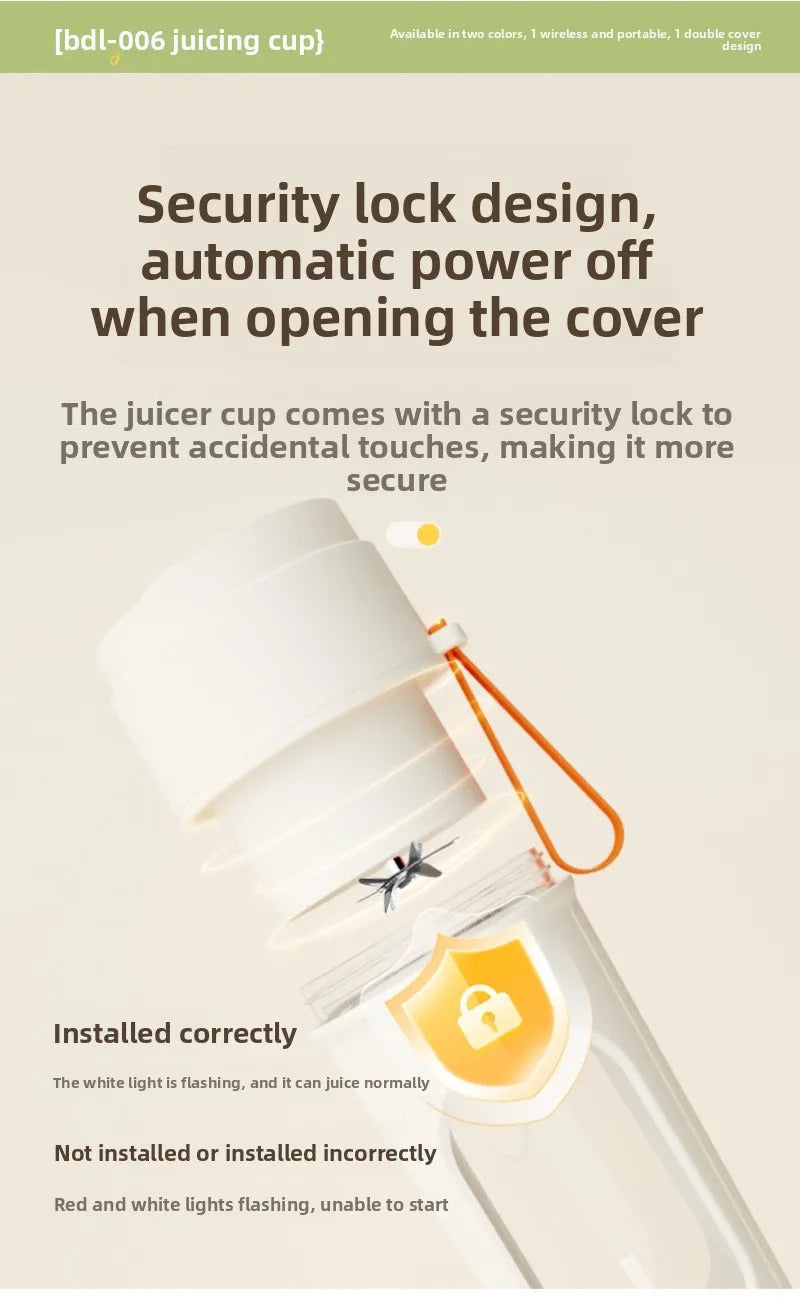 Multifunctional Portable Juicer Cup 2 in 1 Sports High Capacity Fruit and Vegetable Cup Outdoor Juicer Juicer CupFruit Vegetable